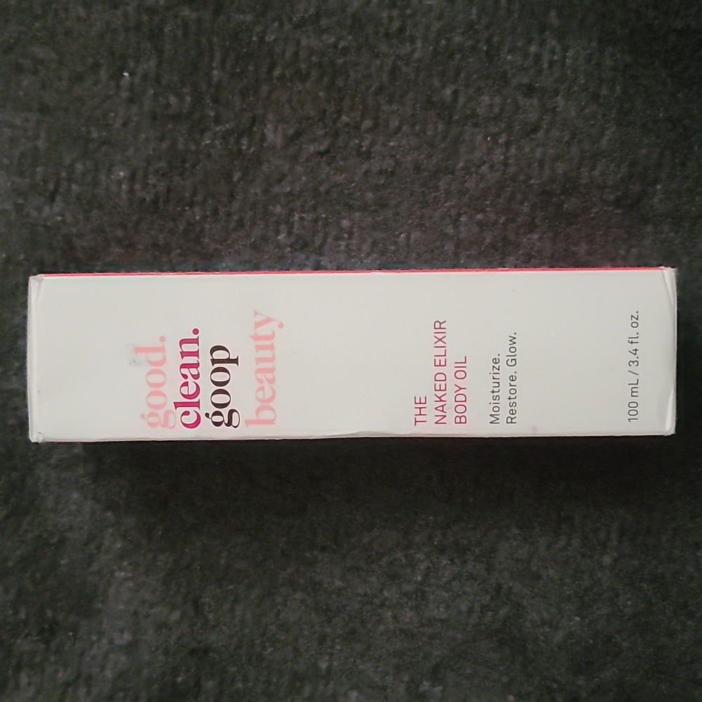 good.clean.goop beauty The Naked Elixir Body Oil 3.4 oz. RETAIL $24.99